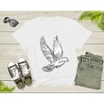 thumbnail image 4 of Cool Flying White Dove Pigeon Bird Animal Sketch Art Drawing T-Shirt Dove Pigeon Bird Lover T Shirt Gift for Men Women Kids Boys Girls, 4 of 8