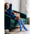 thumbnail image 5 of 3 Pairs Slouch Socks Scrunch Socks Cotton Knit Boot Socks Soft Long Socks Winter Stacked Socks for Women, 5 of 7