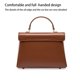thumbnail image 4 of Bolso de mano de cuero para mujer, correa desmontable ajustable encerada con estilo, bandolera para mujer, bolso de hombro individual, regalo de Bolsas de mensajero y de hombro Marron oscuro Guardurnaity AP018453-02B, 4 of 6