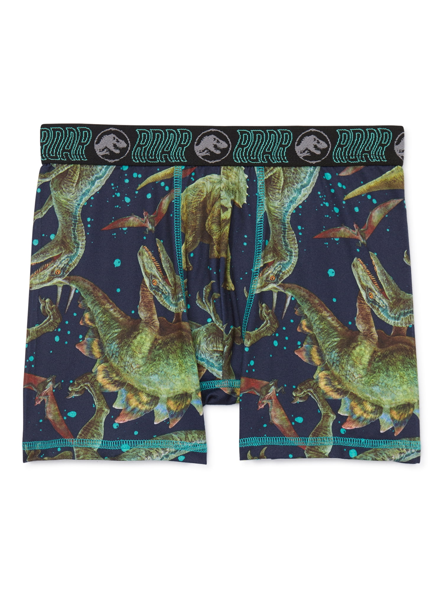 Jurassic World Boys Allover Print Boxer Briefs, 4-Pack, Sizes XS-XL