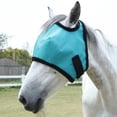 thumbnail image 1 of Máscara antimoscas para caballo LEAFOREST con protección UV y malla transpirable, 1 of 5