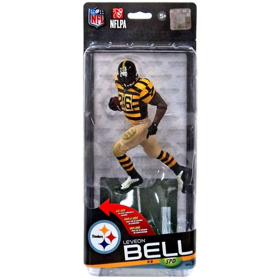 Le'Veon Bell Action Figure Bumblebee Striped Jersey Variant NFL