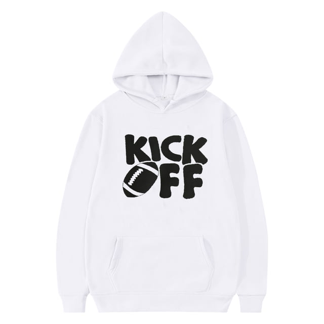 PMVFHDE Chandail en Molleton à Col Rond pour Garçons, Manches Longues, Imprimé Rugby Football, Chaud, Chandail à Capuchon, Tenue pour Enfants, WH1, 1-2 Ans