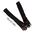 thumbnail image 2 of Yesbay 1 Pair Long Gloves Silky Material Fancy Dress Gloves Wedding Dress Photography Accessories, 2 of 9