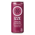 thumbnail image 4 of IZZE Flavored Sparkling Juice Beverage Blend, Blackberry, No Sugar Added, 8.4 fl oz. 6 Cans, 4 of 6