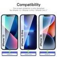 thumbnail image 2 of Protector de pantalla NEW'C para iPhone 16e, 14, 13 y 13 Pro de 6,1" con privacidad, 2 of 7