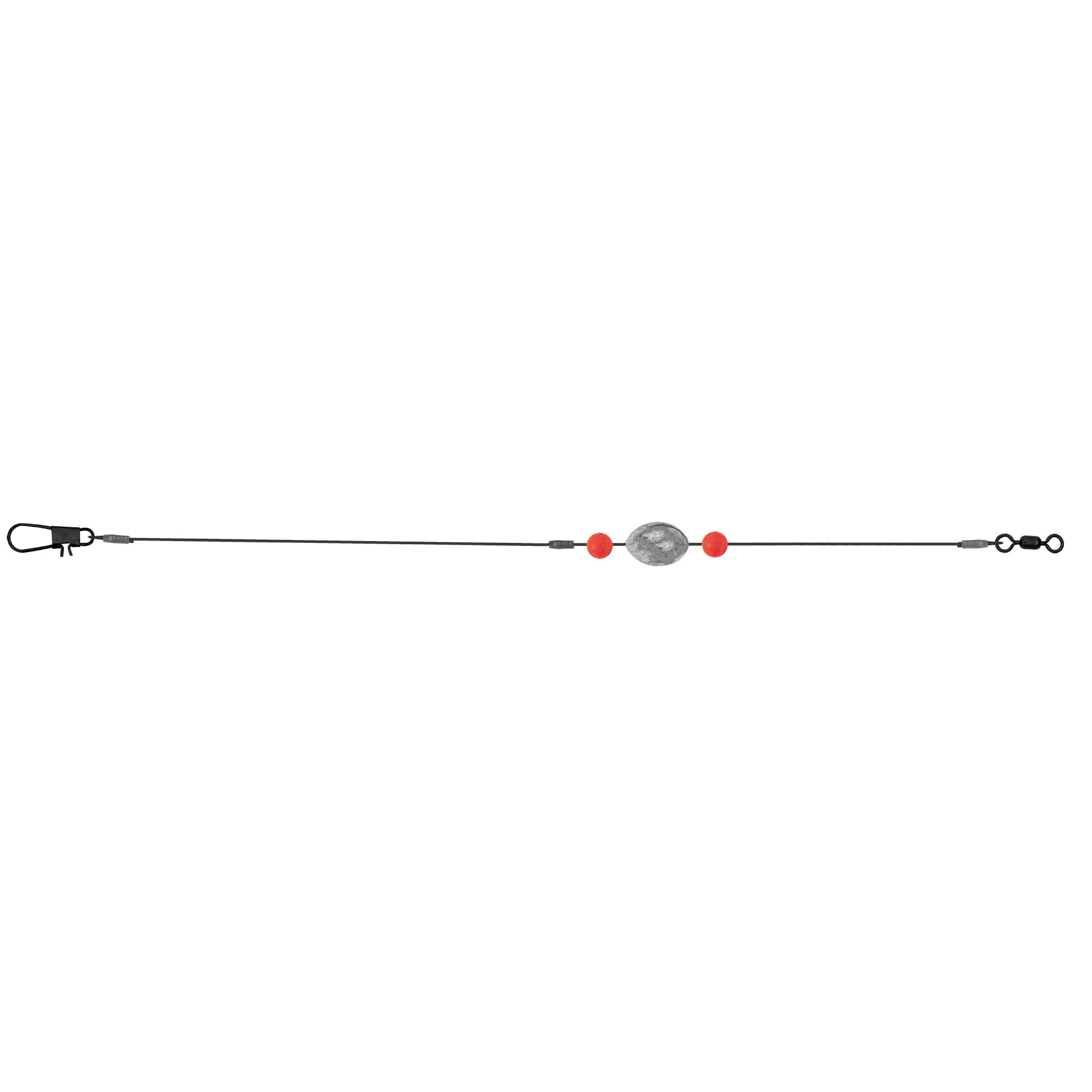 (6 pack) Tsunami Black Wire Egg Fishing Rig 1/2 oz 2 Pack