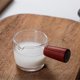 thumbnail image 5 of Taza de leche de vidrio, taza medidora de vidrio con asa, taza de leche para hornear a escala transparente, accesorios de cocina, 5 of 6