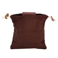 thumbnail image 2 of Bolsa de forraje de lona de cuero, bolsa de forraje con cinturón portátil para acampar para la recolección de frutasGardenAndPatio Fyydes Descripción de la referencia, 2 of 6