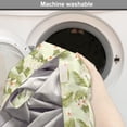 thumbnail image 6 of Leaves Dog Crate Cover, Repetitive Tropical Blossoms Frangipani Palm Leaf in Spring Colors, Easy to Use Pet Kennel Cover for Medium Large Dogs, 35" x 23" x 27", Pastel Green Multicolor, by Ambesonne, 6 of 6