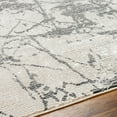 thumbnail image 6 of Hauteloom Aldis Recycled Material Living Room, Bedroom Area Rug - Machine Washable - Bohemian Neutral Abstract - Beige, Brown, Gray - 23" x 45", 6 of 6