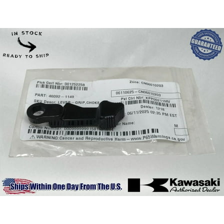 Kawasaki Genuine OEM Choke Lever Bayou 220 250 300 400 LAKOTA 46092-1149