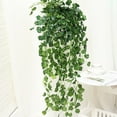 thumbnail image 6 of Fancy Artificial Plants Leaves Rattan Greenery Simulated Vine Home Wedding Decor Watermelon Leaves, 6 of 8