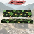 thumbnail image 3 of FKELYI St.Patrick's Day Anti-Dust Mule Bench Seat Cover Backrest Cover Shamrock Leaf Print UTV ATV Accessories Powersports Seats Covers UTV Interior Decoration, 3 of 7