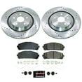 thumbnail image 2 of PowerStop Front Z23 Evolution Sport Carbon-Fiber Ceramic Brake Pad and Drilled & Slotted Rotor Kit Fits: LEXUS TOYOTA Select Models K8753, 2 of 3
