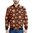 thumbnail image 4 of Chaquetas de baloncesto con estampado 3D de nuevo diseño, sudadera deportiva de gran tamaño para hombre, chaqueta de bombardero de calle de manga larga con cremallera, tops, 4 of 4