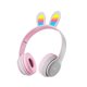 thumbnail image 2 of Auriculares inalámbricos Bluetooth montados en la cabeza | Ranura para tarjetas plegable | Iluminación LED luminosa colorida | Baja latencia | Batería de larga duración | Sonido superior | ABS, 2 of 6
