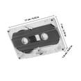 thumbnail image 2 of SEWCHICS Cassette Tape Labels Magnetic Tape Box Multi ABS Home Decoration 1Pack, 2 of 7