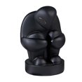 thumbnail image 3 of Escultura nórdica de hombre silencioso, modelo de escultura artística, estatua de resina pensadora de resina para utilería para fotos, accesorios, Negro mayimx Estatuilla de pensador, 3 of 9
