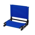 thumbnail image 1 of Chaise de Stade Changeur de Jeu en Toile Robuste avec Coussin de Gradins, Royal Blue, 1 of 1