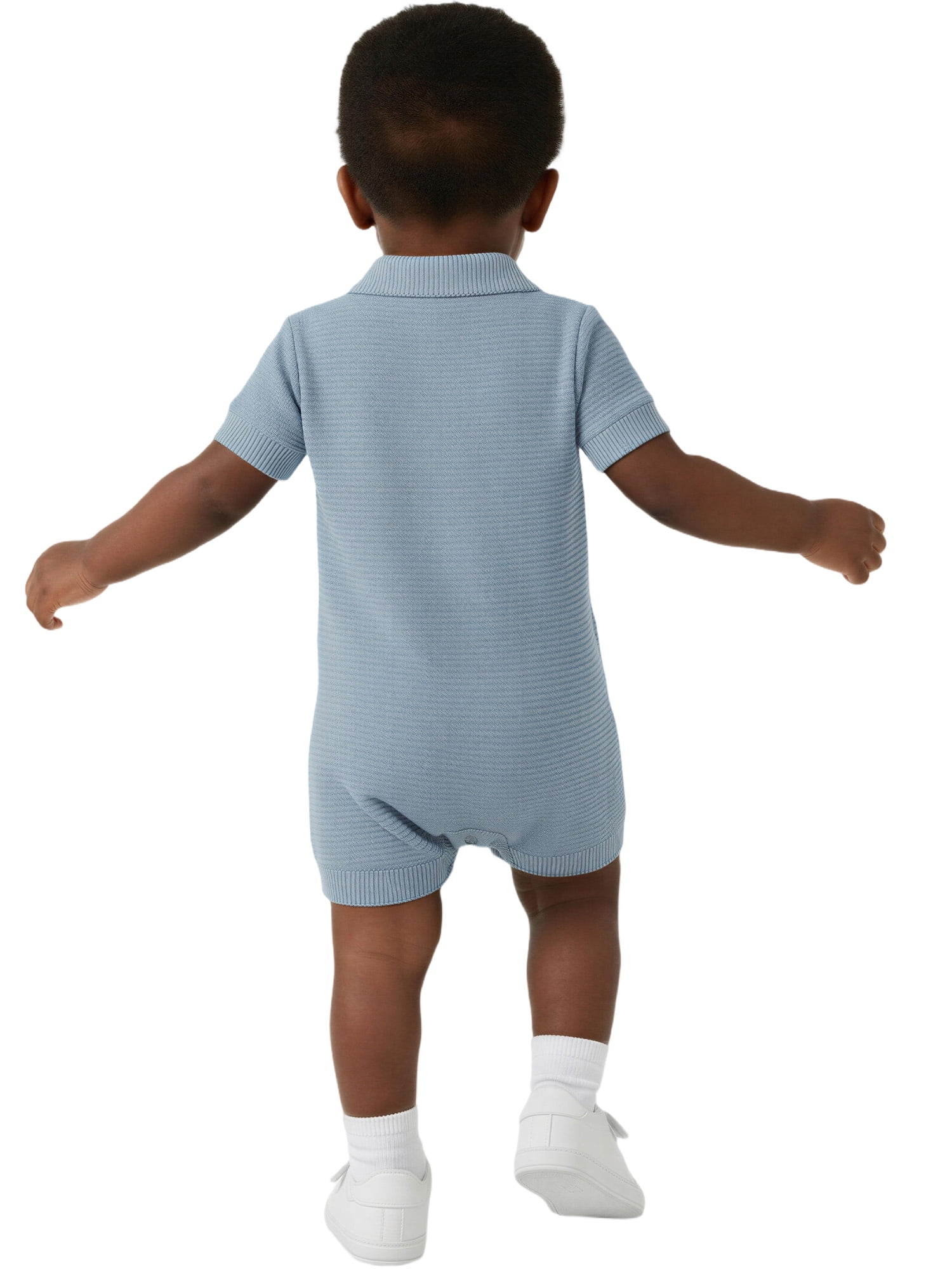 Stitch Baby Boy Knit Romper, Sizes 0/3 Months-24 Months