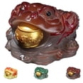 thumbnail image 2 of Chinese Tea Pet Lucky Toad Color-Changing Table Ornament Tea Tray Accessories, 2 of 8
