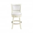 thumbnail image 4 of Boraam Bristol Counter Height High Back Swivel Wood Kitchen Counter Stool, Buttermilk Finish, 4 of 8