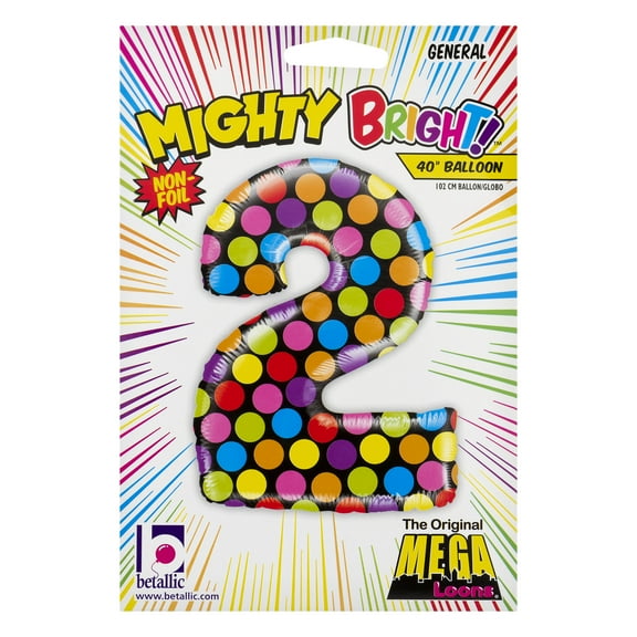 Burton & Burton 40" Mighty Bright "2" Balloon
