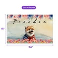 thumbnail image 5 of Freedom Pomeranian on Independence Day 4th of July Doormat Pom Dog Lover Gifts Indoor Outdoor Welcome Mat - 01005, 5 of 5
