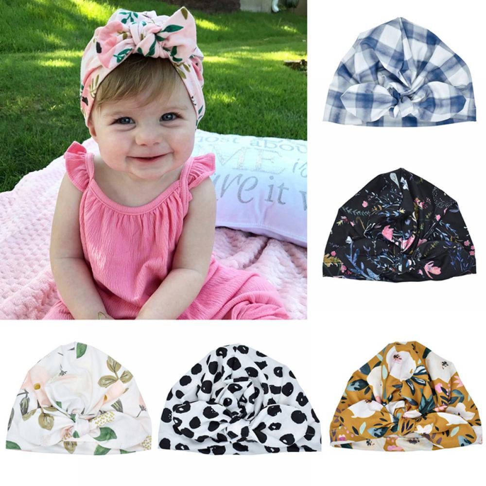 New Spring Summer Baby Hat Soft Elastic Cotton Newborn Baby Girl Hat Kids Cap
