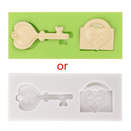 

Copper Lock Silicone Mold Chocolate Fondant Cake Baking Tool DIY Crystal Epoxy