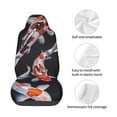thumbnail image 4 of Balery Tricolor Koi Fish Trio Funda de Asiento para Auto con Diseño - Cubierta Frontal Suave y Transpirable con Protector Antideslizante- 1 Unidad, 4 of 5