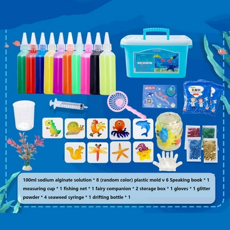 

Water Spirit Water Animal Bead Kit 2023 Creative 3D Gel DIY Shaped Hand Made Water Spirit Toy DIY Marine Creature Toy Children s Birthday Gift（100ml） on Clearance