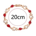 thumbnail image 5 of jiaroswwei Bangle Charm Woman Cubic Zirconia Lady Elegant Love Heart Bangle, 5 of 8