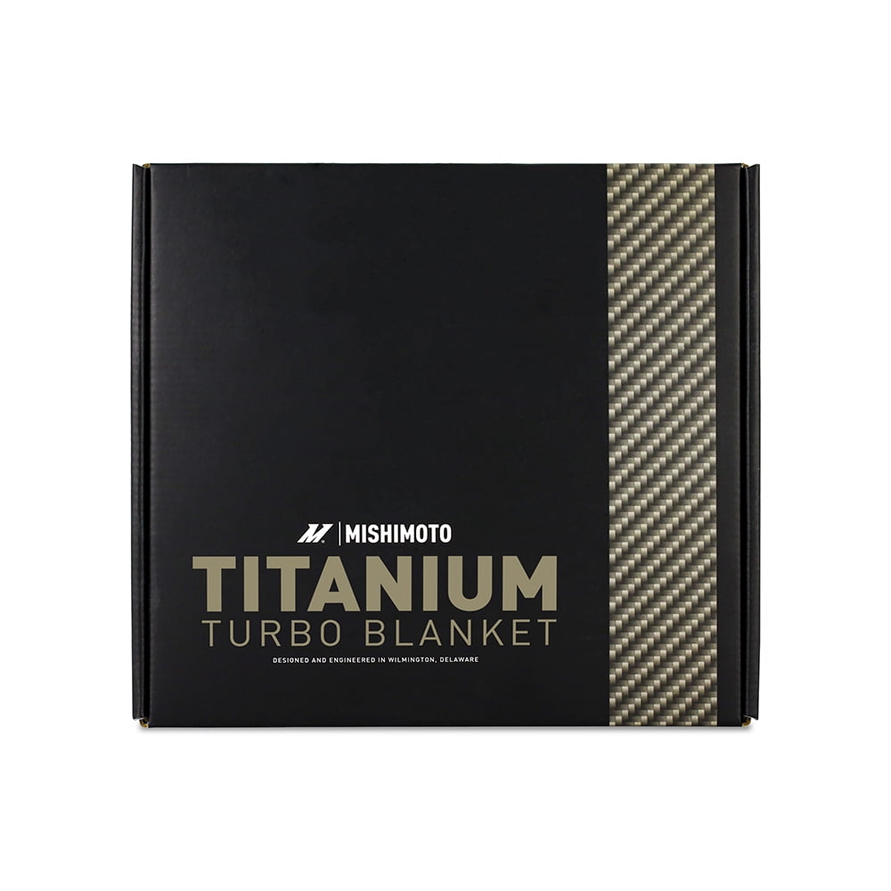 Mishimoto MMTB-MUS4-15 Titanium Turbo Blanket, Compatible With Ford Mustang EcoBoost 2015-2023