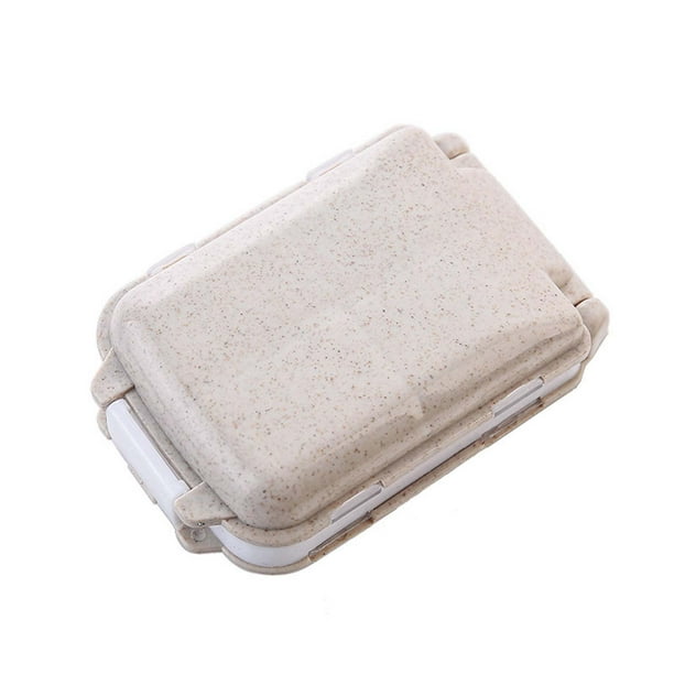 Yhmxh Organizadores y almacenamiento Mini caja dispensadora portátil para tabletas, caja dispensadora, caja de almacenamiento portátil Almacenamiento de ducha Almacenamiento de juguetes