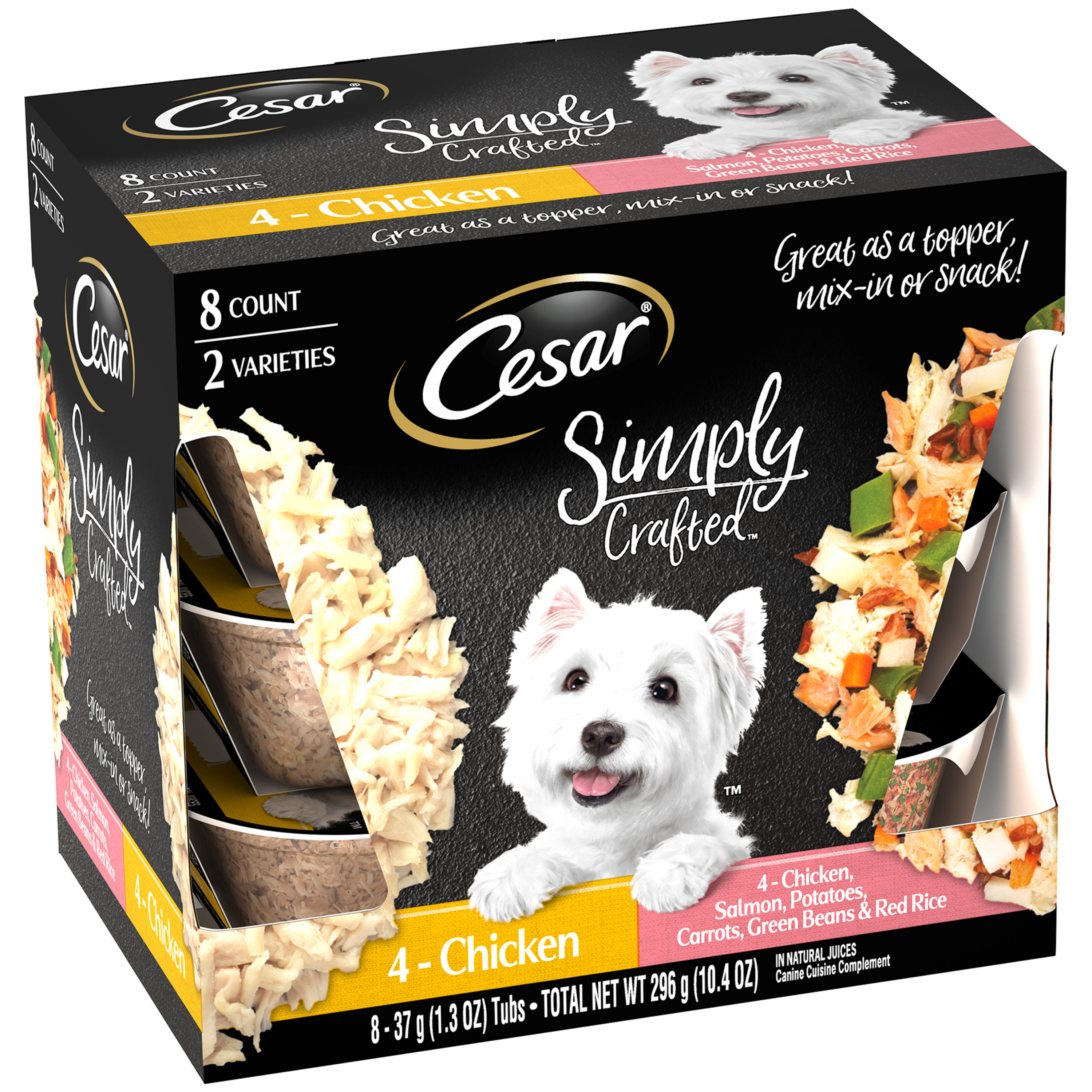 simply crafted cesar dog food