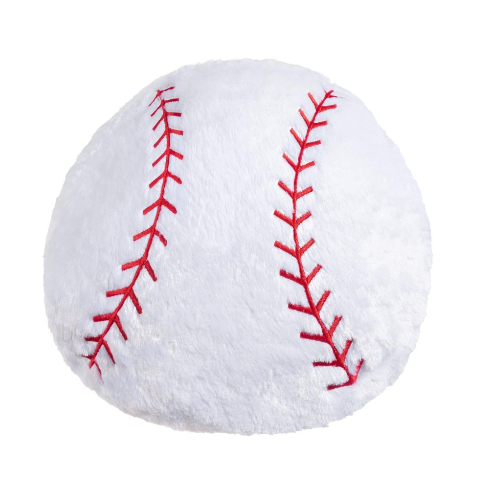 CatchStar Stuffed Baseball Pillow Plush Fluffy Sports Ball Throw Pillow