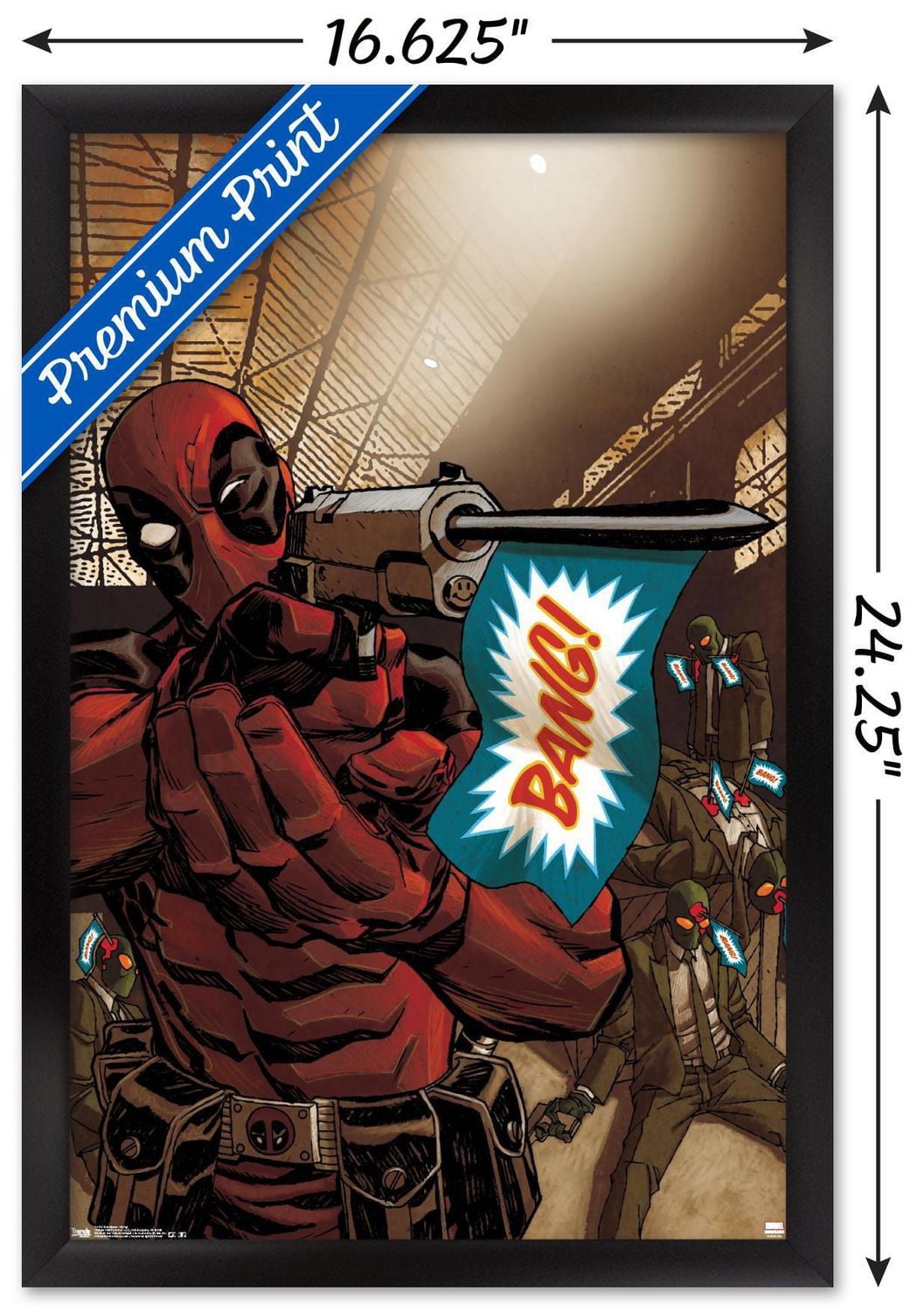 Marvel Comics - Deadpool - Bang Wall Poster, 22.375" x 34"