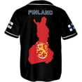 thumbnail image 3 of Personalized Finland Baseball Jersey, Finnish Soccer Baseball Finlanders Pride Flag Finnish Jersey Men Women Shirt (5XL), 3 of 4