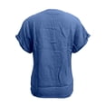 thumbnail image 5 of Womens Tops T-Shirts Loose Fit Short Sleeve V Neck Tees Women's Clothing, 5 of 6