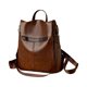 thumbnail image 4 of Mochila de viaje Mochila impermeable para computadora portátil Mochila informal Mochila escolar , marron oscuro, 4 of 10