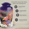 thumbnail image 7 of MUKTIVE Flamingo Human Urns for Ashes Adult Female - Large Urns for Human Ashes Adult Male - Large Cremation Urn for Adults - 10 Inch Funeral Urn for Cremated Mom, 7 of 7