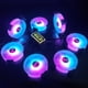 thumbnail image 5 of Ventilador De Chasis Rgb Ajustable Alto Flujo De Aire Ventilador De Refrigeración De Chasis Controlador De Música Control Remoto Cojinete Hidráulico Para Pc Computadora De Escritorio seitruly EL013806-01, 5 of 5