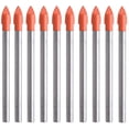 thumbnail image 1 of 10 brocas de acero de 6 mm para baldosas de vidrio cerámico mármol y espejo punta de carburo de tungsteno para materiales duros y quebradizos Vhermosa WLJ-2406, 1 of 3