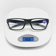 thumbnail image 5 of 4 Pairs of Sports Square Blue Light Blocking Reading Glasses for Men and Women, Personalized Black Presbyopic Glasses Oversized Readers +4.00, 5 of 6