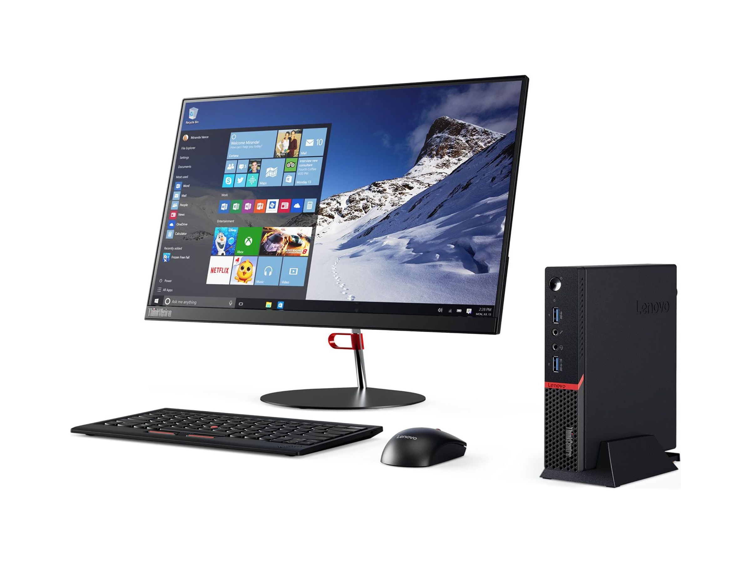 Lenovo ThinkCentre M910x - Core i7 7700T 2.9 GHz - 8 GB - 512 GB