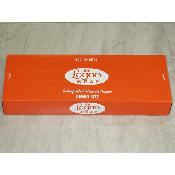 logan Interfolded Dry Waxed Deli Paper, 10.75" Length X 15" Width, White- 500 sheets