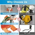thumbnail image 4 of Whackers Weedeater Hanger Sesh Duty Sese Sese Saving Wall Garage Garage Organizador Rimmer Rack para Cobertizo Hogar, 4 of 7