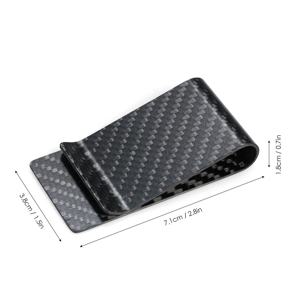 Portefeuille Aluminium Fin Fibre De Carbone - Protection RFID - Noir - Neuf Avec étiquettes